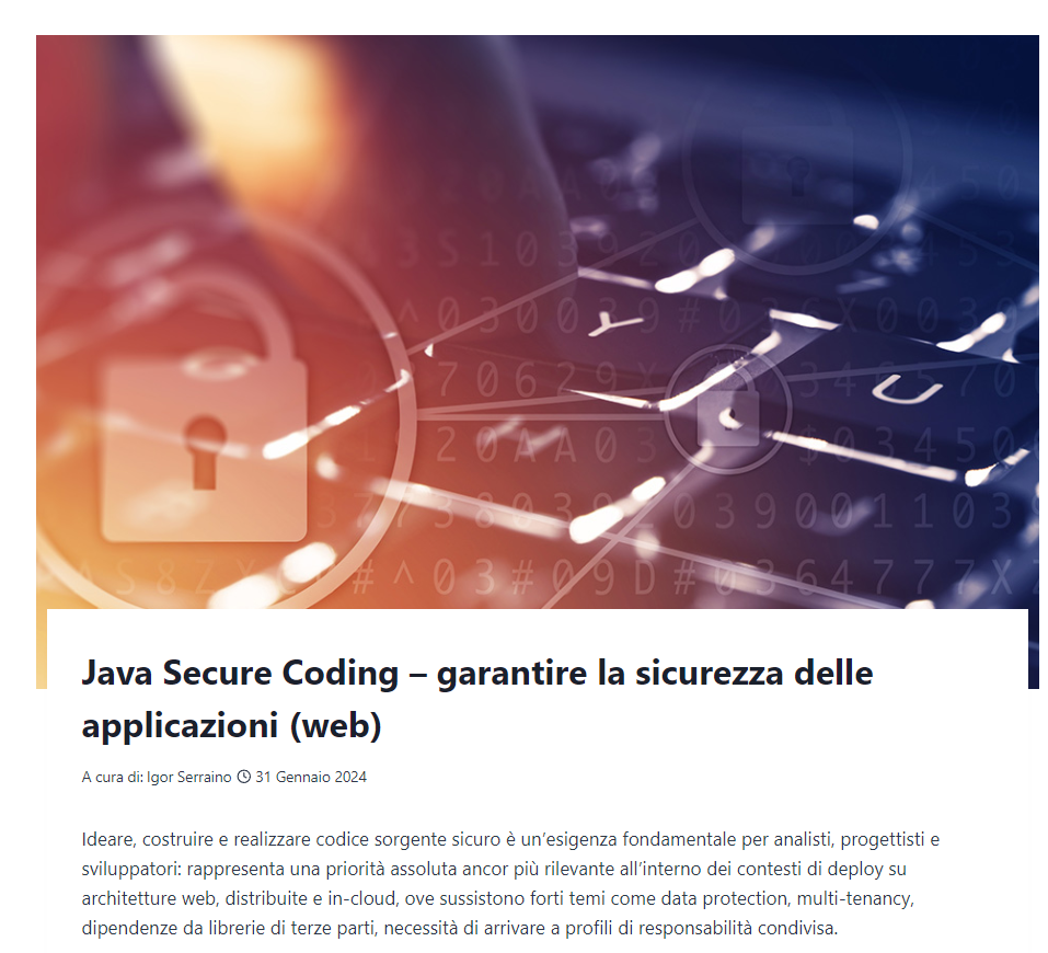 Java secure coding